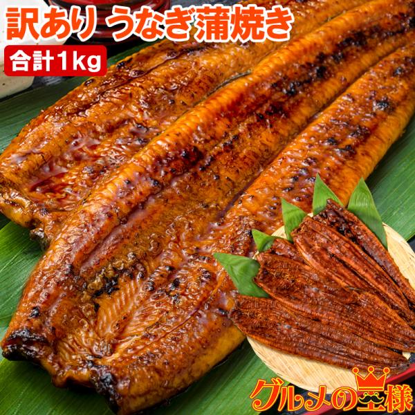 お中元 訳あり 国産うなぎ 蒲焼き 1kg サイズ不揃い 詰め合わせ 大容量 タレ付き うなぎ 鰻 蒲焼き 土用の丑の日 ギフト