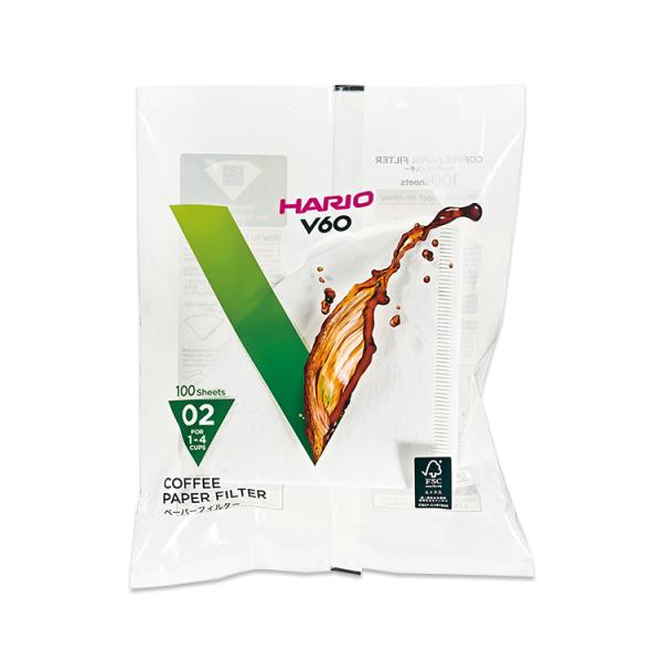 V60用ペーパーフィルター酸素漂白VCF-02[100枚入]/ハリオ（HARIO） :1304:グルメコーヒー豆専門!加藤珈琲店 通販  