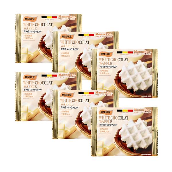 風味豊かな北海道産全粉乳と北海道産マスカルポーネを使用したチーズパウダーを合わせることで、ミルクのやさしい香りと濃厚な味わいが楽しめるホワイトチョココーチングに仕上げました。濃厚なミルクのコクが広がる期間限定「ホワイトショコラワッフル」です...