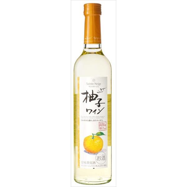 サントネージュ 柚子ワイン 500ml×12本 :4582600200760-12:御用蔵 大川 通販 