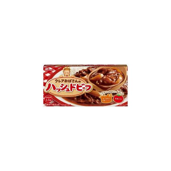 送料無料 江崎グリコ クレアおばさんハッシュドビー 140g×20個