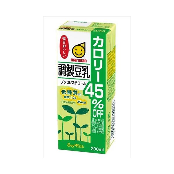 他サイト： マルサンアイ　調製豆乳カロリー45%オフ　24本入り ケースの商品画像