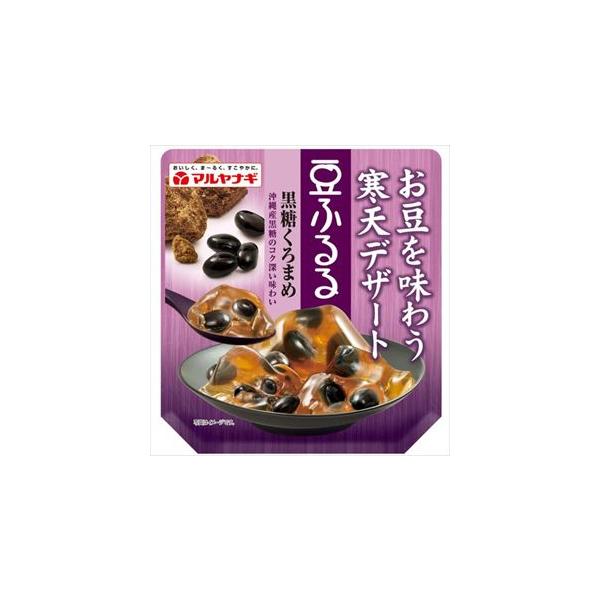 送料無料 マルヤナギ 豆ふるる　黒糖くろまめ 120g×24袋