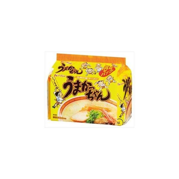 ハウス食品 九州の味ラーメン うまかっちゃん 5食パック×6個入｜ 送料無料 インスタントラーメン 即席 麺 袋めん とんこつ 豚骨