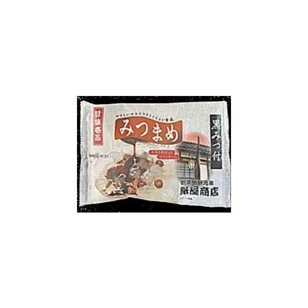 送料無料 紙屋商店 みつまめ 黒みつ付き 160g×10個