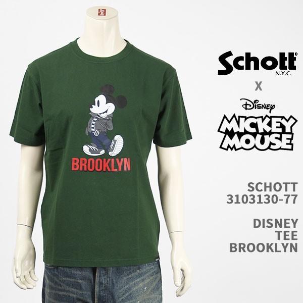 Schott Disney ショット ディズニー ミッキーマウス ｔシャツ Schott Disney T Shirt Brooklyn Mickey Mouse 77 国内正規品 半袖 77 ジーンズ ジーパ ウェブサイト 通販 Yahoo ショッピング