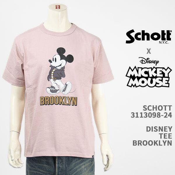 Schott Disney Vbg fBYj[ ~bL[}EX sVc SCHOTT DISNEY TEE BROOKLYN MICKEY MOUSE 3113098-24yKi/z