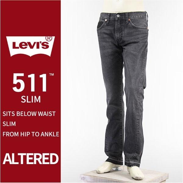 【国内正規品】Levi's リーバイス オルタード 511 スリム Levi's Altered Jeans 36067-0001 Spliced  Black【ジーンズ・デニム・ブラックユーズド】