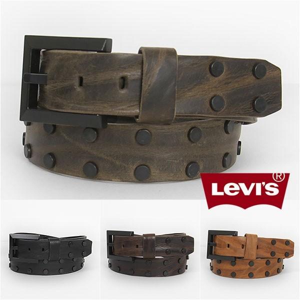 Levi's（リーバイス） リーバイス・プレミアム・レザーベルト ダブル