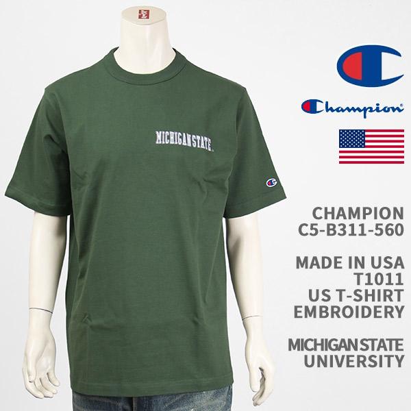 Champion（チャンピオン） メイドインUSA T1011 Tシャツ ミシガン州立 