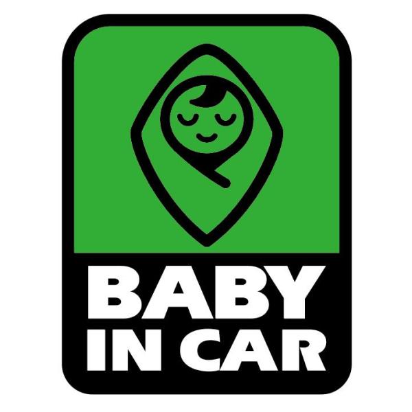BABY IN CAR XebJ[ Ԃ Ă܂  xr[CJ[ ver.1 O[  V[ ԗp