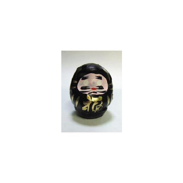 黒の福だるま；仕事運アップ・商売繁盛・黒字経営・魔除けなど カラーだるま 黒 0号 ミニサイズ 4.5cm 福入だるま 高崎だるま ダルマ 達磨