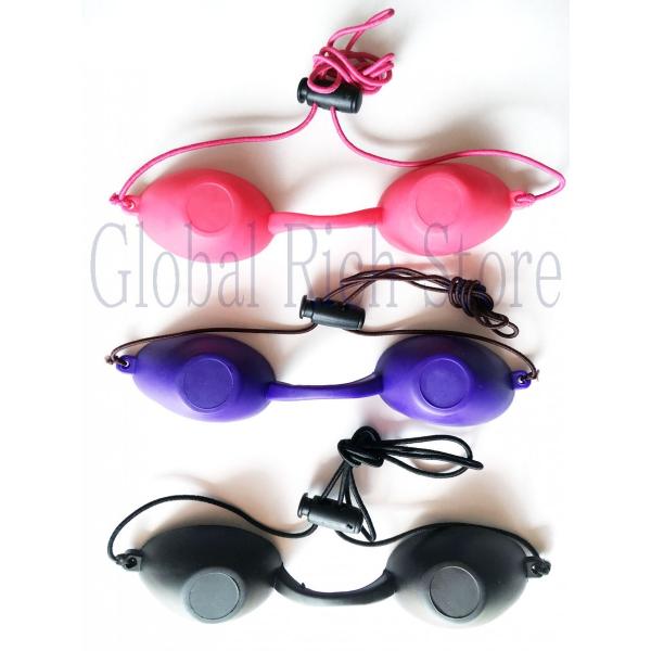 個人で注文の方も大歓迎です-☆ ＩＰＬ、レーザー、Ｅ-ｌｉｔｅなど光を照射する機械による施術時に お客様（施術受ける方）の目の保護をします。 商品名　：　お客様用アイガード ＜セット内容＞ アイガード、ケース　各1つずつ ＜カラー＞ 黒 ピ...