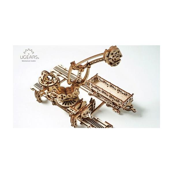 UGears ���[���}�j�s�����[�^�[ 70032 Rail mounted manipulator   ���J�j�J���^�E���V���[�Y �R���N�^�u���@�B���f�� �m�� �E�b�h�p�Y�� 3D �H��L�b�g ���{�^ ���i�摜5