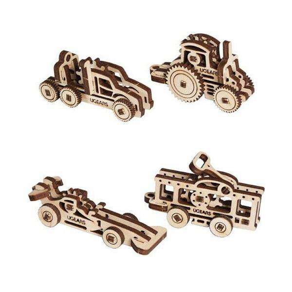 Ugears U-Fidget U-tBWFbg 蕨 4Zbg 70033 Vehicles ؂̂ 3D pY m EbhpY HLbg