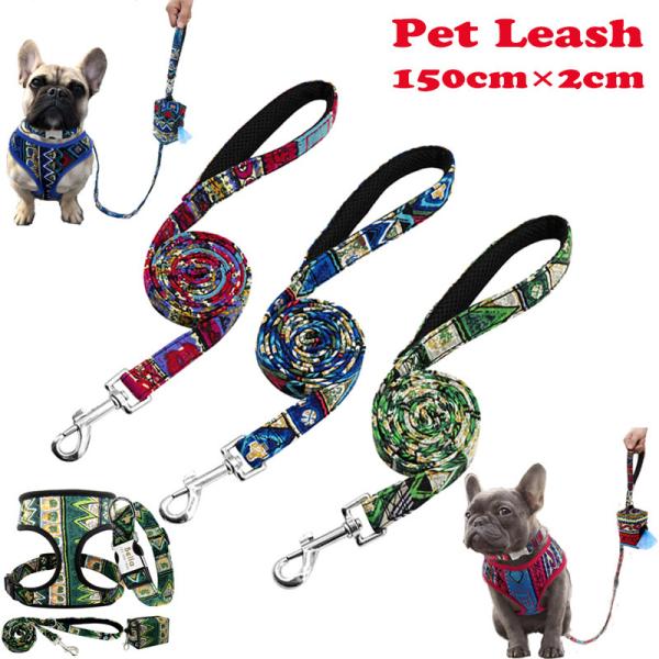 ダミエデザイン 小型犬 首輪 リード セット アズール ダミエデザイン