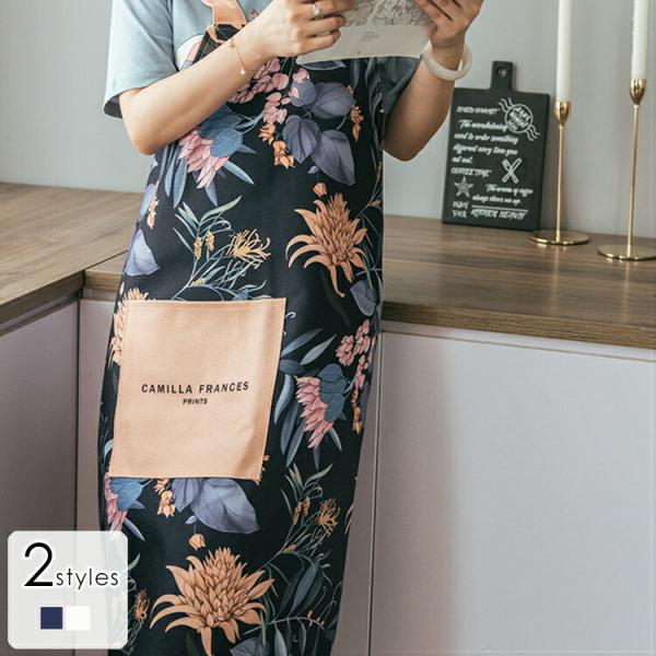 エプロン 大きいサイズ 花柄の人気商品 通販 価格比較 価格 Com