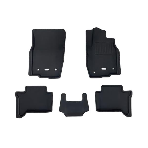 クラッツィオ(Clazzio) フロアマット 立体タイプ 1台分セット ランドクルーザー250 GDJ250W / TRJ250W R6(2024)/4* 5人乗 ラバータイプ ブラック ET-1627  5EETB