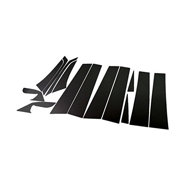 BRIGHTZ ビアンテ CC系 超鏡面ブラックメッキピラーパネルカバー 14PC バイザー無し用   PIL-BLA-280   5135