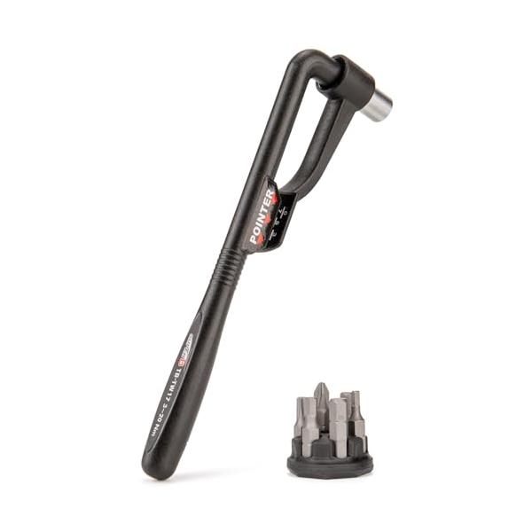 SUPER B 自転車 トルクレンチ 3/5/7/9/11/13/15/17/20Nm 1/4インチ ビットセット付き ロードバイク・クロスバイク等用 (TB-TW17)