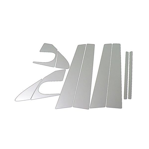 BRIGHTZ カローラランクス 121 122 123 124 超鏡面ステンレスメッキピラーパネル バイザー無用 10PC   PIL-SIL-170   NZE121 NZE124 ZZE122 ZZE123 ZZE124 NZE Z