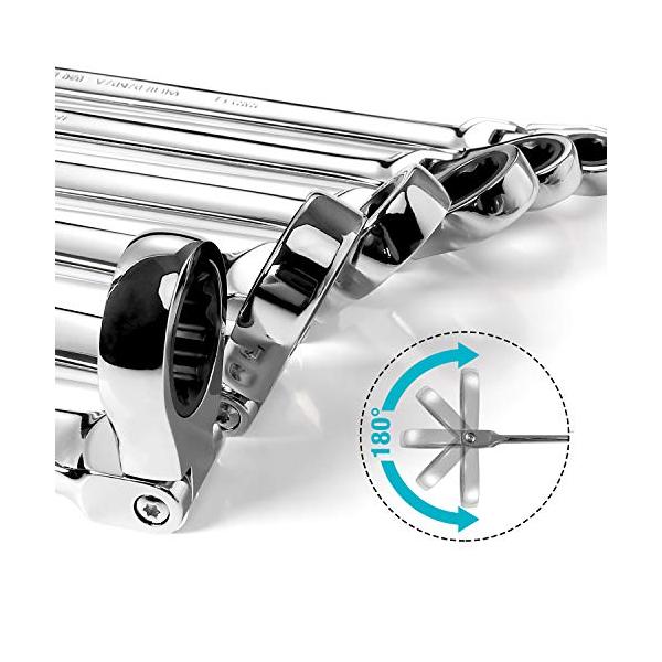 DURATECH ���`�F�b�g���K�l�����` �t���b�N�X���`�F�b�g�����` �����O�^�C�v 8*19mm 72�M�A ������U�^ CR-V�|�� ���ʎd�グ ���[�o�b�O�t�� 6�{�Z�b�g ���i�摜5