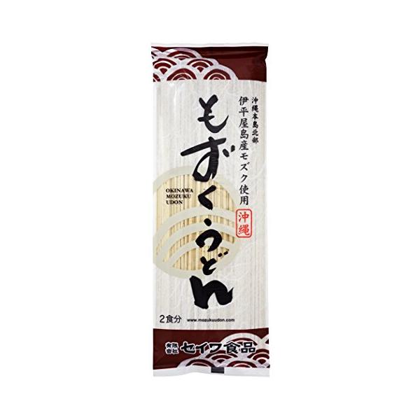 セイワ 沖縄磯割り もずくうどん 160g*10個セット