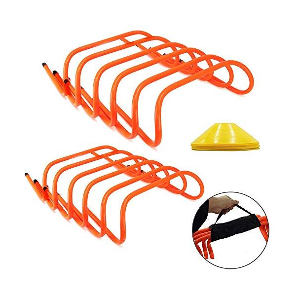 Voodans ハードル トレーニング スピード・敏捷性強化 (高さ16cm) (12個セット)