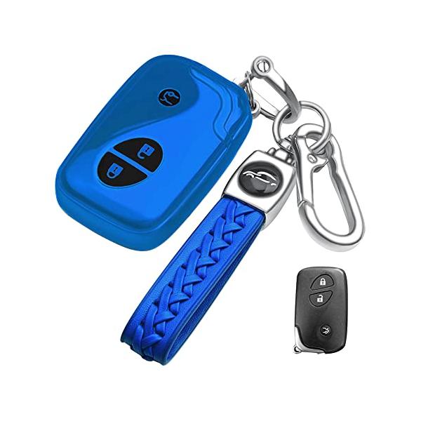 [LETINGFAR] キーケース レクサス用 スマートキーケース キーカバー TPU レクサス専用設計 キーホルダー レクサス LEXUS 前期 LS GS 