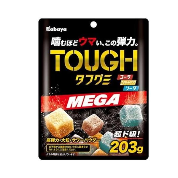 カバヤ タフグミMEGA 203g*6袋入