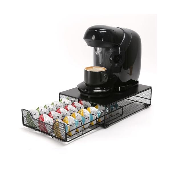 コンパクト型UCCドリップポッドカプセル用コーヒーカプセル収納引き出し, コーヒーカプセル オーガナイザー, コーヒーカプセル ホルダー, コーヒーメーカー スタ