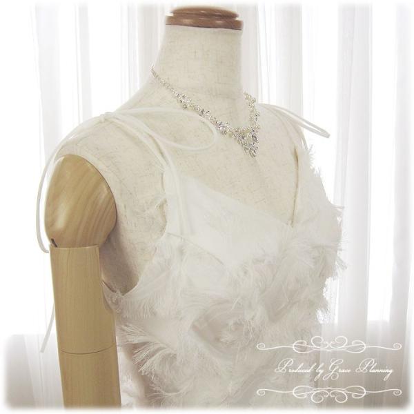 ウェディングドレス 二次会 白 ミモレ丈 アンクル丈 フェザーモチーフ ウエディングドレス Weddingdress 花嫁ドレス Gcd Gcd グレースシトラスys 通販 Yahoo ショッピング