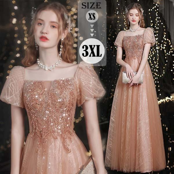 ロングドレス 演奏会 ドレス パーティードレス 大きいサイズ ピアノ