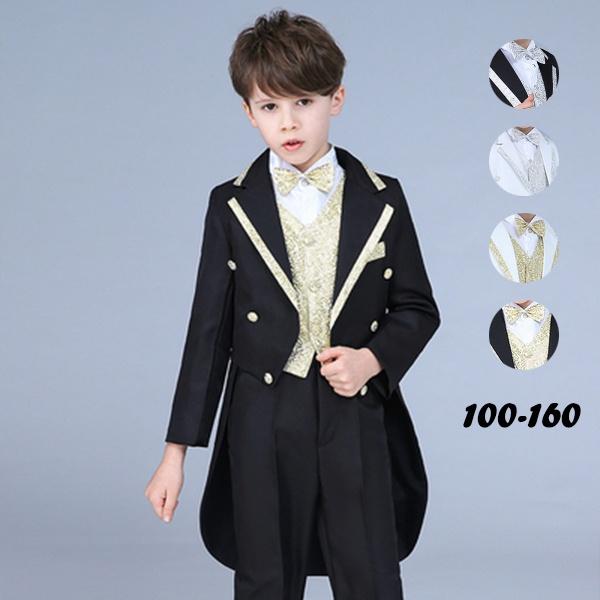 キッズスーツ 男の子 燕尾服 セット 子ども服 フォーマル 大きいサイズ 
