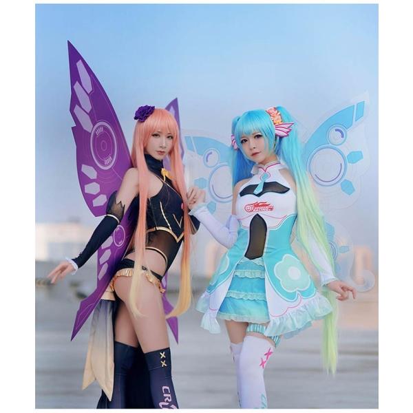 レーシングルカ Vocaloid コスプレ衣装 巡音ルカ めぐりね ルカ コスチューム Cosplay イベント 変装 仮装 ウィッグ追加可 Buyee Buyee 日本の通販商品 オークションの代理入札 代理購入