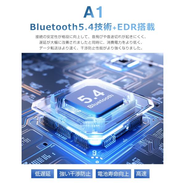 �������􃏃C�����X�C���z�� Bluetooth5.4 2026�ŐV�^ LCD�c�ʕ\�� EDR���ڃm�C�Y�L�����Z�����O �����y�A�����O �u���[�g�D�[�X�C���z�� �d�ቹ �y��IPX7�h�� ���i�摜3