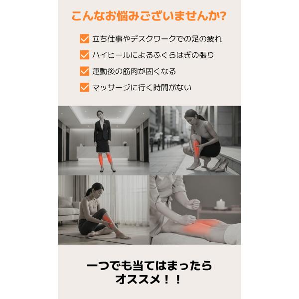 �ӂ���͂� �}�b�T�[�W �ӂ���͂��P�A �ӂ���͂� �}�b�T�[�W�@ 3D�G�A�o�b�O 3���[�h�~3�i�K���xLED�\�� ����OFF TYPE-C�[�d �R���p�N�g ���b�O ���t���b�V�� ���i�摜2