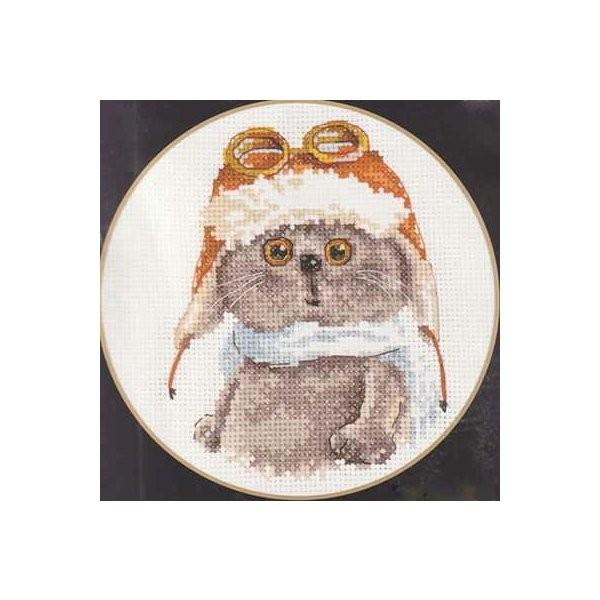 アリサ ALISA クロスステッチ 刺繍キット パイロット バーシック 猫