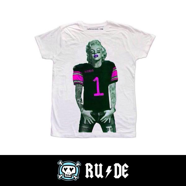 Rude ルード Tシャツ イタリア メンズ ブランド マリリンモンロー プリント ロゴ 半袖 ロゴtシャツ 半袖tシャツ Rud Graciasショッピングストア 通販 Yahoo ショッピング