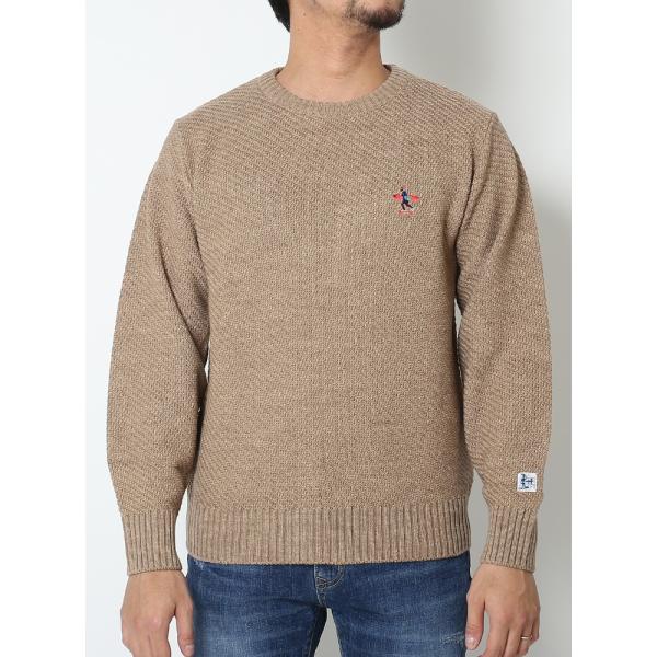 Tes ニット メンズ エンドレスサマー セーター 長袖 カットソー 長袖