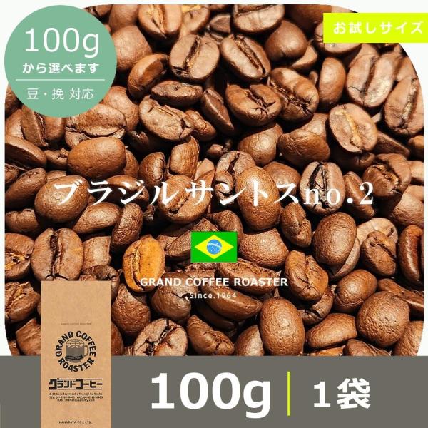 ブラジル・ブラジルサントス 100g 自家焙煎コーヒー豆 選択可