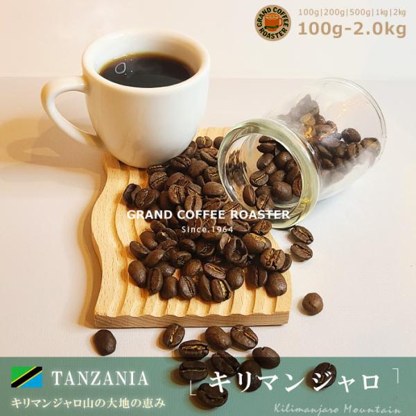 タンザニア産・キリマンジャロ 200g 自家焙煎コーヒー豆 中煎り