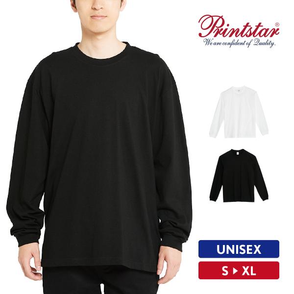 ビッグシルエット Tシャツ メンズ 長袖 無地 厚手 綿100% レディース Printstar プリントスター 5.6オンス 00114-BCL