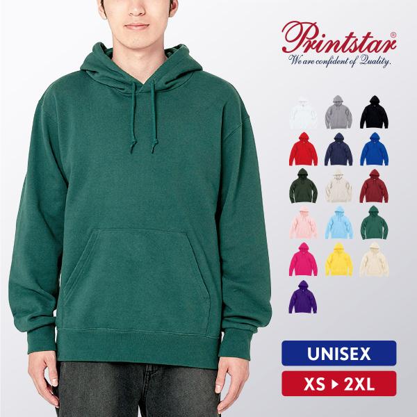 品番：00188-NNH品名：9.7オンス スタンダードWフードプルパーカーブランド：Printstar プリントスター●素材330g/m2(9.7oz) 裏毛（裏パイル）綿100%※杢グレー：綿60% ポリエステル40%※オートミール：綿...