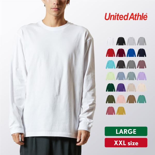 Tシャツ メンズ 大きいサイズ 長袖 無地 ユナイテッドアスレ ロングスリーブTシャツ（1.6インチリブ） 5011-01 爆買