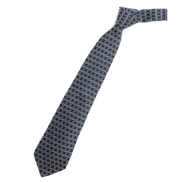 CHANEL（シャネル） シルクネクタイ Fサイズ グレー ドレス ビジネス