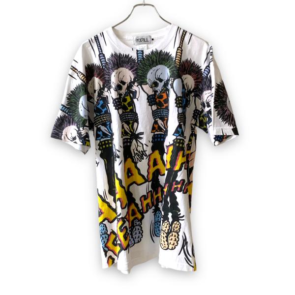 KIDILL 20ss AAAHHH! TEE 半袖Tシャツ サイズ F ホワイト マルチカラー