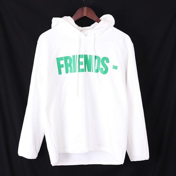 VLONE FRIENDS HOODIE Mサイズ ホワイト ヴィーローン