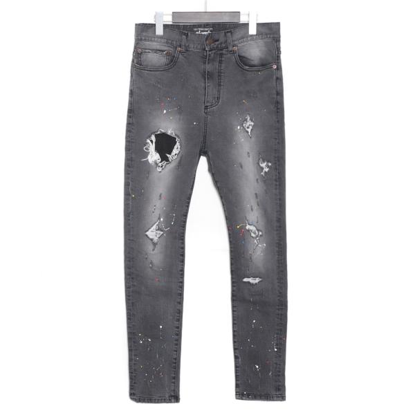 デニム/ジーンズ glamb Zack skinny denim GLAMB Zack skinny denim pants サイズ1 ブラック GB0118/P12 グラム