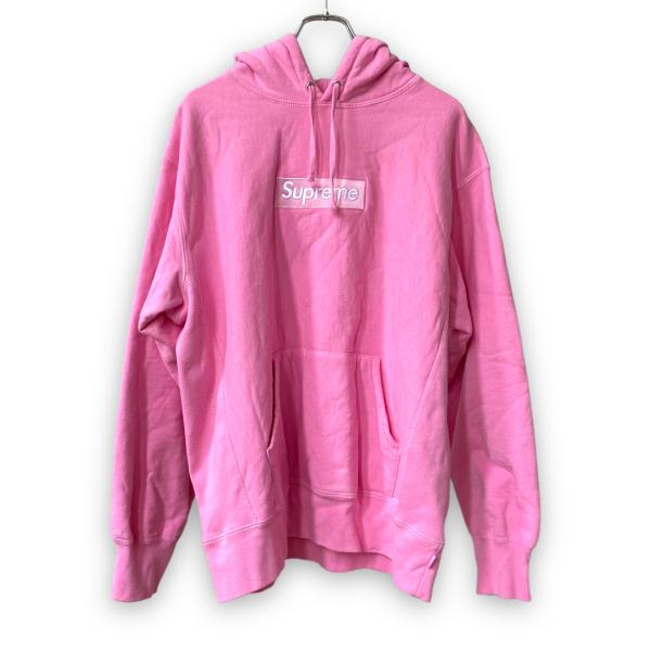 SUPREME 21AW Box Logo Hooded Sweatshirt Mサイズ pink シュプリーム 